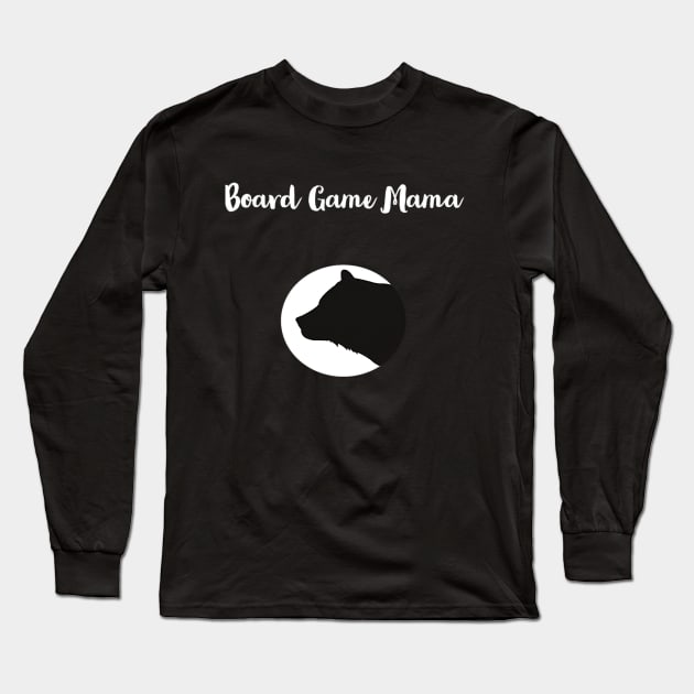 Board Game Mama Bear Long Sleeve T-Shirt by Board Games